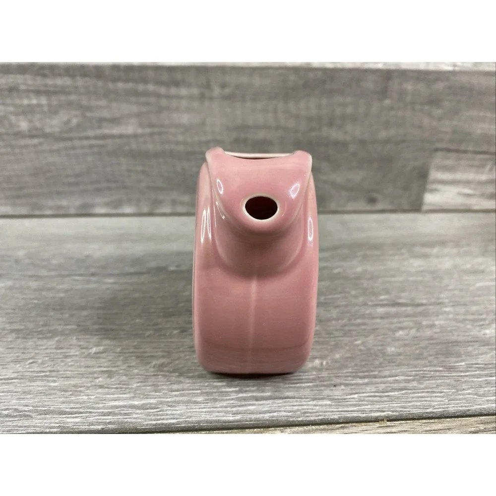 Vintage Fiestaware Rose Mini Disk Pitcher Creamer 3.25